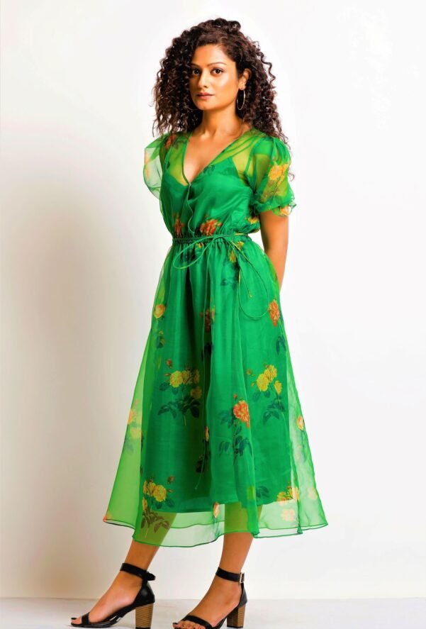 green garden of flower dress 2 | clothing brand